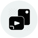 Screen with built-in camera